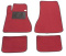 Mattensatz Zubehr 1800E/ES rot Textil