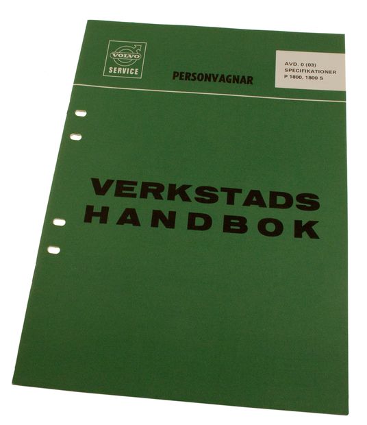 Werkstatthandbuch Spezifikationen 1800 S in der Gruppe Volvo / P1800 / Sonstige / Literatur P1800 1961-73 bei VP Autoparts AB (10137)