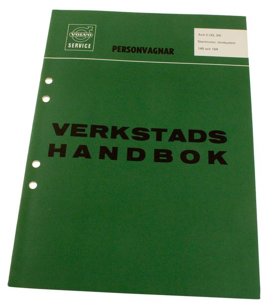 Werkstatthandbuch Startmotor 140/164 Sch in der Gruppe Volvo / 140/164 / Sonstige / Literatur / Literatur 164 bei VP Autoparts AB (10927)