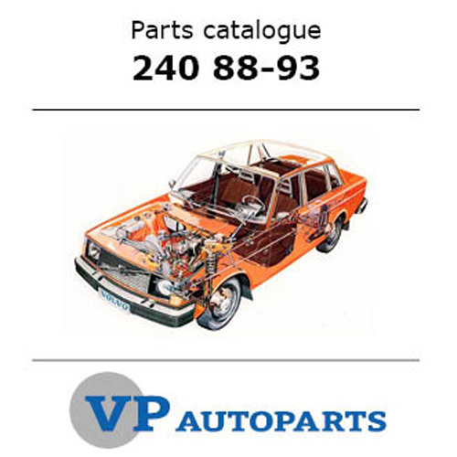 Ersatzteilekatalog 240 88-93 CD in der Gruppe Volvo / 240/260 / Sonstige / Literatur 240/260 bei VP Autoparts AB (10949)