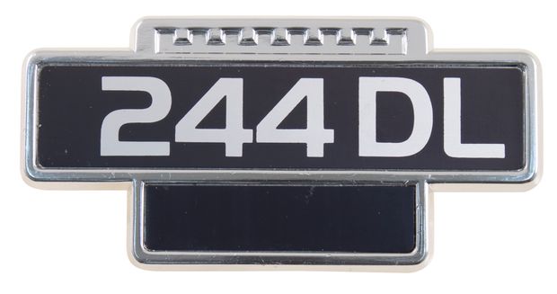 Emblem 244DL 1975 20A in der Gruppe Volvo / 240/260 / Karosserie / Emblem / Emblem 240/260 1975-79 bei VP Autoparts AB (1202414)