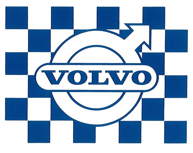 Dekal Racing blau in der Gruppe Volvo / 140/164 / Sonstige / Dekale / Etikett/Aufkleber 164 bei VP Autoparts AB (145)