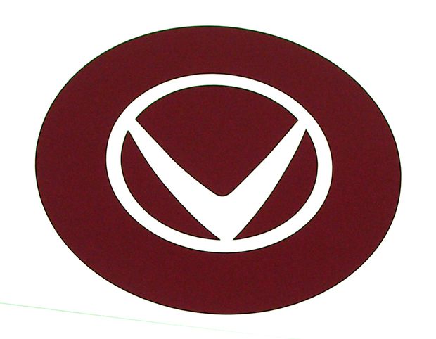 Etikett rot V Radkappe in der Gruppe Volvo / P1800 / Vorderachse / Vorderachse / Bremsscheiben, Felgen, Zubehr Fg -30000 bei VP Autoparts AB (190)