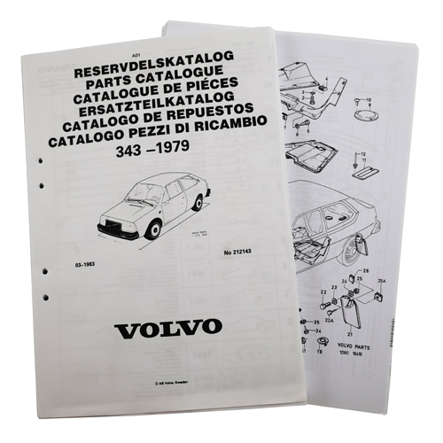 Ersatzteilkatalog 343-1979 in der Gruppe Zubeh�r / Literatur / Handb�cher/Manuale Volvo bei VP Autoparts AB (212143)