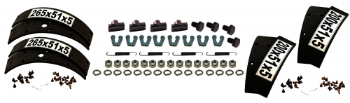 Bremsbandsatz PV/Duett/Amazon 47-58 in der Gruppe Volvo / Amazon / Bremssystem / Bremse vorn / Bremse vorn Amazon B16 ch -15238 bei VP Autoparts AB (271801)