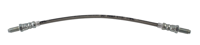 Brake hose 120 65-70/1800 69-frt braided in der Gruppe Volvo / P1800 / Bremssystem / Hauptbremszylinder/Bremsleitung / Bremsleitung/Zubehr P1800 B20 2-Kreis bei VP Autoparts AB (671799-HP)