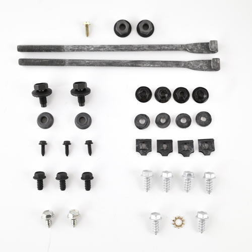Schraubensatz unter Haube 67 Mustang in der Gruppe Ford/Mercury / Ford Mustang 65-73 / Karosserie / Motorraum/Kotfl�gelhalterung / Halterung Motorraum Mustang 67-68 bei VP Autoparts AB (67Z-XU)