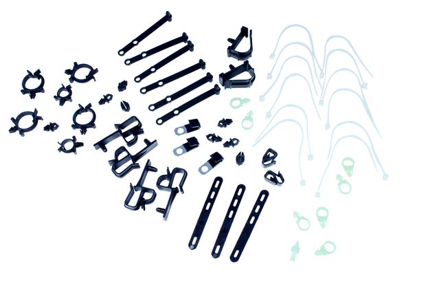 Clipsatz Kabelbaum 69 Mustang in der Gruppe Ford/Mercury / Ford Mustang 65-73 / Autoelektrik/Beleuchtung / Anschlussteile / Montageelement Kabelbaum Mustang 65-73 bei VP Autoparts AB (69Z-WC)
