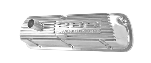 Valve cover aluminum Ford 289 polished in der Gruppe Ford/Mercury / Motoren Ford/Mercury / Ford 351W / Zylinderkopf Ford 351W bei VP Autoparts AB (6A582-289P)