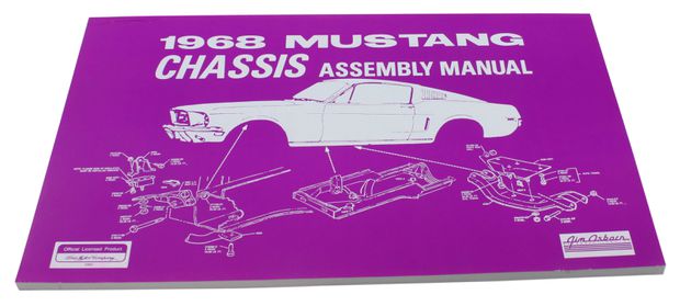Werkstatthandbuch Chassi Mustang 1968 in der Gruppe 14 bei VP Autoparts AB (AM0025)