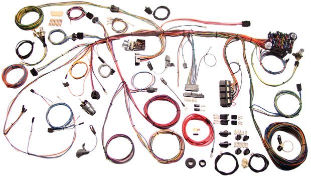 Wiring Kit Mustang 69 Classic update in der Gruppe Ford/Mercury / Ford Mustang 65-73 / Autoelektrik/Beleuchtung / Anschlussteile / American Autowire Kabelbaum (upgrade) bei VP Autoparts AB (AWW-510177)