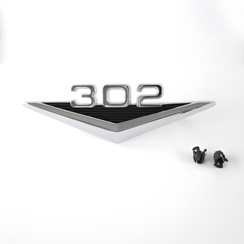 Emblem 302 Kotfl�gel 65-66 in der Gruppe Ford/Mercury / Ford Mustang 65-73 / Karosserie / Emblem / Emblem Mustang 65-66 bei VP Autoparts AB (C3OZ-16228-302)