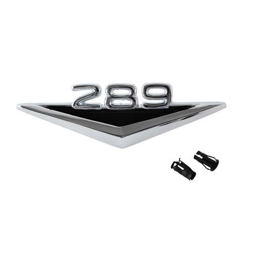 Emblem 289 Kotfl�gel 65-66 in der Gruppe Ford/Mercury / Ford Mustang 65-73 / Karosserie / Emblem / Emblem Mustang 65-66 bei VP Autoparts AB (C3OZ-16228-B)