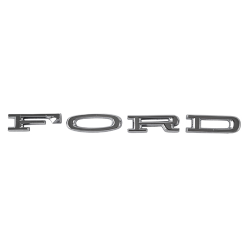 Buchstabensatz Huv Ford 65-66 in der Gruppe Ford/Mercury / Ford Mustang 65-73 / Karosserie / Emblem / Emblem Mustang 65-66 bei VP Autoparts AB (C4OZ-6240282A-D)