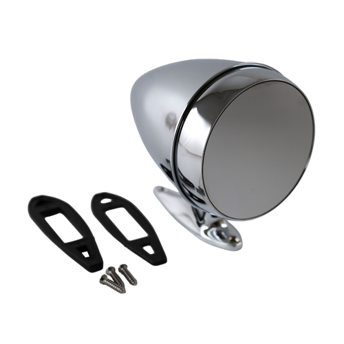 R�ckspiegel T�r 64-68 Bullet Chrom li in der Gruppe Ford/Mercury / Ford Mustang 65-73 / Karosserie / R�ckspiegel / �ussere R�ckspiegel Mustang 65-73 bei VP Autoparts AB (C5RZ-17696-A)