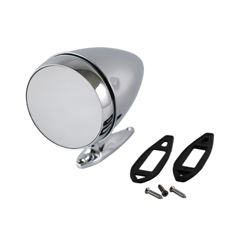 R�ckspiegel T�r 64-68 Bullet Chrom re in der Gruppe Ford/Mercury / Ford Mustang 65-73 / Karosserie / R�ckspiegel / �ussere R�ckspiegel Mustang 65-73 bei VP Autoparts AB (C5RZ-17696-B)