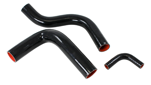Radiator hose kit Mustang 64-68 Silicone in der Gruppe Ford/Mercury / Ford Mustang 65-73 / Khlsystem / Khlung Mustang 65-66 bei VP Autoparts AB (C5ZE-8260-86-BK)