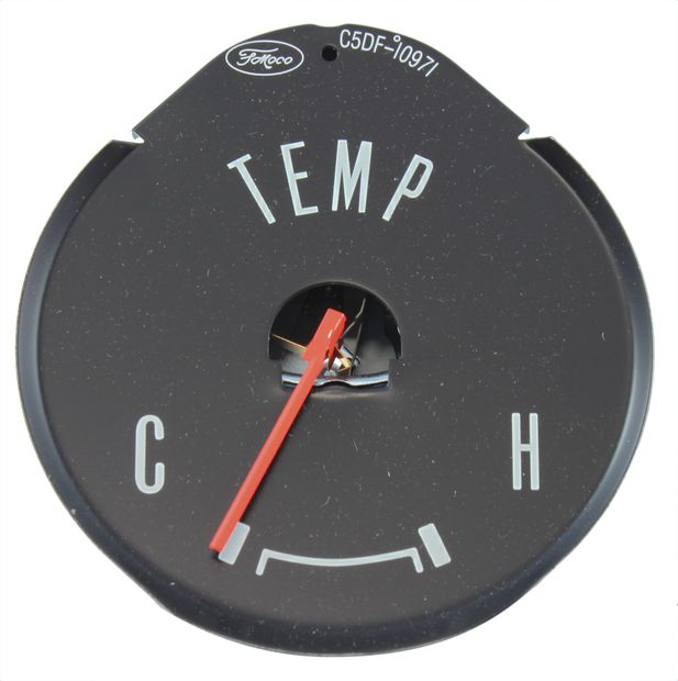 Temperaturmesser 66 (65 Pony) Ford in der Gruppe Ford/Mercury / Ford Mustang 65-73 / Autoelektrik/Beleuchtung / Armaturen/Relais / Armaturen/Anzeige Mustang 65-73 bei VP Autoparts AB (C5ZZ-10883-AFL)