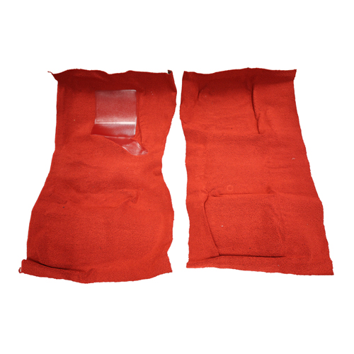 Teppich CP 64-65 rot 02 in der Gruppe Ford/Mercury / Ford Mustang 65-73 / Innenausstattung / Matten / Teppich / Teppich Mustang Coupe bei VP Autoparts AB (C5ZZ-6513000-LRR)