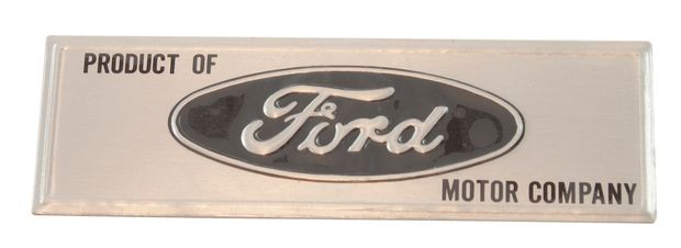 Dekal Schwellerblech 64-66 schwarz in der Gruppe Ford/Mercury / Ford Mustang 65-73 / Etikett/Streifen Aufklebersatz / Dekale / Dekale Karosserie bei VP Autoparts AB (C5ZZ-6513208-T)