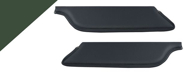 Sun Visor Mustang 66 CV Ivy Gold in der Gruppe Ford/Mercury / Ford Mustang 65-73 / Innenausstattung / Sonnenblenden / Sonnenblende Cabrio bei VP Autoparts AB (C5ZZ-7604104-IG)