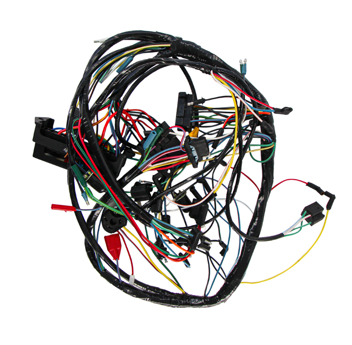 Cable harness 1966 under dash, UPGRADE in der Gruppe Ford/Mercury / Ford Mustang 65-73 / Autoelektrik/Beleuchtung / Anschlussteile / Kabelbaum Mustang 65-73 bei VP Autoparts AB (C6ZZ-14401-PFB)