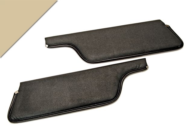 Sun visor CP/FB 67-68 Parchment in der Gruppe Ford/Mercury / Ford Mustang 65-73 / Innenausstattung / Sonnenblenden / Sonnenblende Coup/Fastback bei VP Autoparts AB (C7ZZ-6504104-PR)