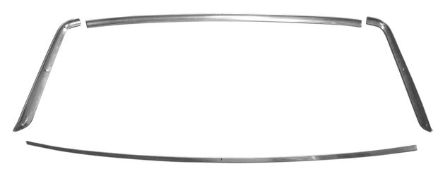 Rear window molding Mustang 67-68 CP in der Gruppe Ford/Mercury / Ford Mustang 65-73 / Karosserie / Zierleisten / Zierleisten Karosserie Mustang 67-68 bei VP Autoparts AB (C7ZZ-6542404)