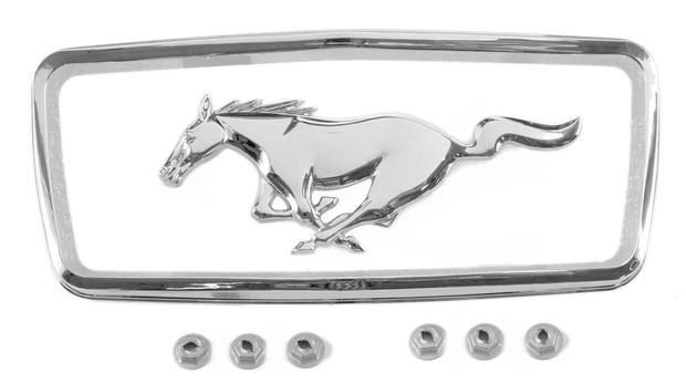 68 Grill Corall & Horse Set in der Gruppe Ford/Mercury / Ford Mustang 65-73 / Karosserie / Front/Grill / Grill Mustang 67-68 bei VP Autoparts AB (C8ZZ-8213-24-A)