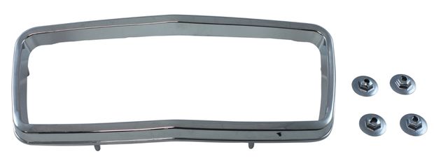 Rahmen Grill innen 68 verchromt in der Gruppe Ford/Mercury / Ford Mustang 65-73 / Karosserie / Front/Grill / Grill Mustang 67-68 bei VP Autoparts AB (C8ZZ-8213)
