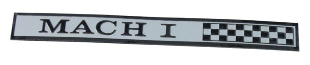 Emblem Armaturenbrett Mach1 69-70 in der Gruppe Ford/Mercury / Ford Mustang 65-73 / Innenausstattung / Armaturenbrett / Emblem Armaturenbrett bei VP Autoparts AB (C9ZZ-6304460-A)