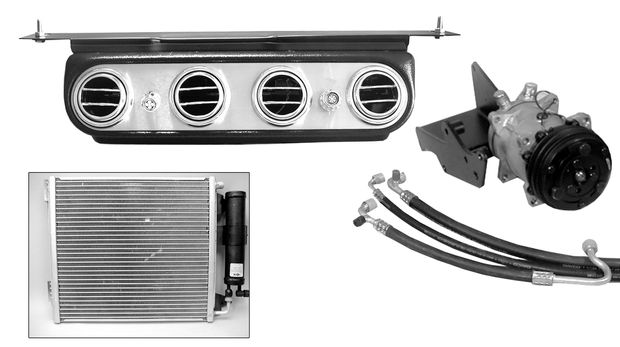 Klimaanlage 64-66 in der Gruppe Ford/Mercury / Ford Mustang 65-73 / Heizung/Klimaanlage / Klimaanlage / Klimaanlage bei VP Autoparts AB (CAP-365M-289)