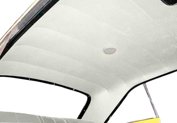 Headlining Charger 68-70 white in der Gruppe Mopar / Innenausstattung / Dachhimmel Mopar bei VP Autoparts AB (CI-MB302710)