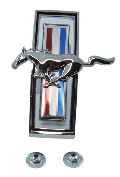 Emblem Pony Grill 70 in der Gruppe Ford/Mercury / Ford Mustang 65-73 / Karosserie / Emblem / Emblem Mustang 69-70 bei VP Autoparts AB (D0ZZ-8213-A)