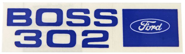 Dekal BOSS 302 Ventilabd in der Gruppe Ford/Mercury / Ford Mustang 65-73 / Etikett/Streifen Aufklebersatz / Dekale / Motorraum bei VP Autoparts AB (DF0138)