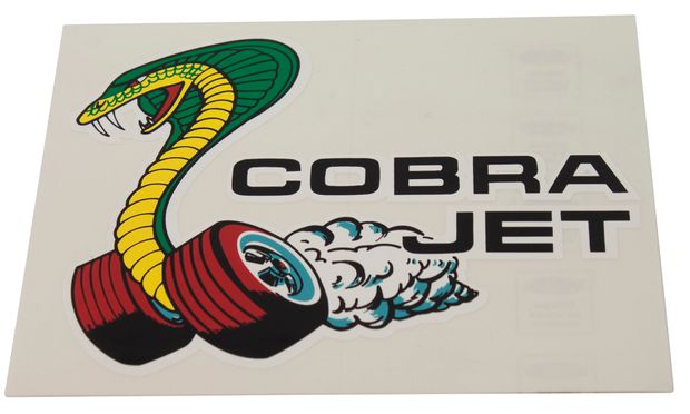 Dekal Cobra Jet in der Gruppe Ford/Mercury / Ford Mustang 65-73 / Etikett/Streifen Aufklebersatz / Dekale / Dekale Karosserie bei VP Autoparts AB (DF0393)