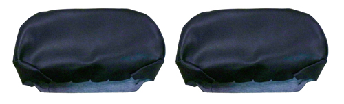 Headrest cover Camaro/F-bird 69 black in der Gruppe General Motors / Camaro/Firebird 67-81 / Innenausstattung / Sitzbezge / Innenausstattung Camaro 67-69 de Luxe bei VP Autoparts AB (DI-073445-BK)