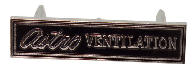 Emblem Astro Ventilation Camaro 69 in der Gruppe General Motors / Camaro/Firebird 67-81 / Innenausstattung / Armaturenbrett / Emblem Instrumentpanel 1967-81 bei VP Autoparts AB (GM-3950046)
