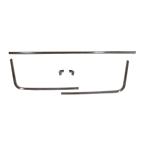 REAR WINDOW REVEAL MLDG SET 68-72 EL CAM in der Gruppe GM / Chevelle/El Camino/Monte Carlo / Karosserie / Zierleisten / Zierleisten Chevelle/El Camino 1968-72 bei VP Autoparts AB (GMK-4082-715-68S)