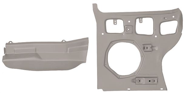 Pillar/kick panel inner Mustang 69-70 LH in der Gruppe Ford/Mercury / Ford Mustang 65-73 / Karosserie / Spritzwand/Luft / Spritzwand/Lufteinlass/A-Sule 69-70 bei VP Autoparts AB (GTM-3625P)