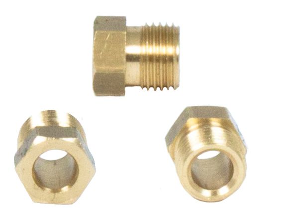 Brass fitting 7/16