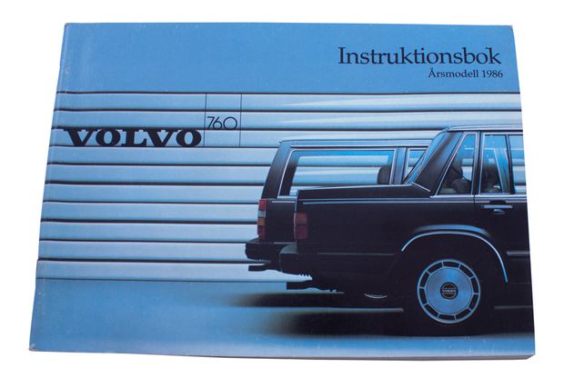Instruktionsbuch Volvo 760 1986 in der Gruppe Ausverkauf / Literatur bei VP Autoparts AB (IB760-1986)