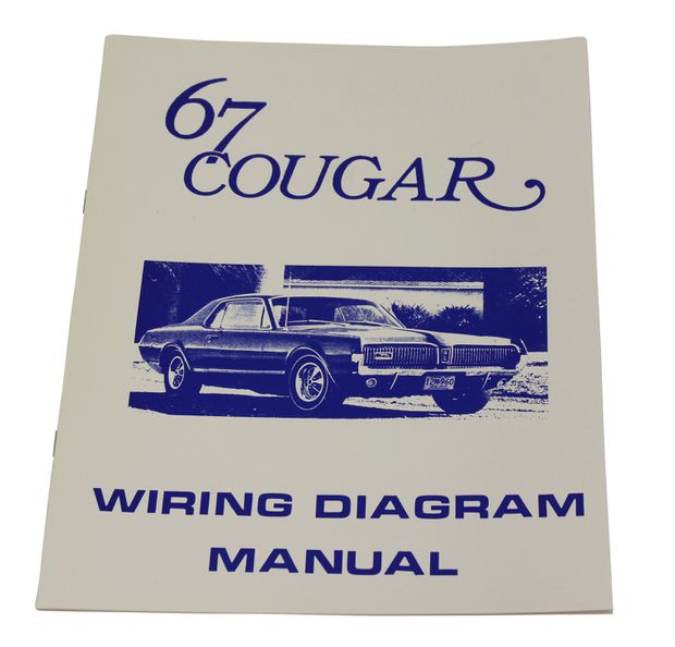 Wiring Diagram Cougar 1967 in der Gruppe Zubehr / Literatur / Handbcher/Manuale Ford/Mercury bei VP Autoparts AB (MP0064)