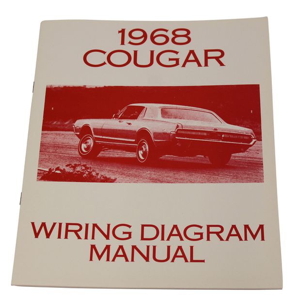 Wiring diagram Cougar 68 in der Gruppe Zubehr / Literatur / Handbcher/Manuale Ford/Mercury bei VP Autoparts AB (MP0065)