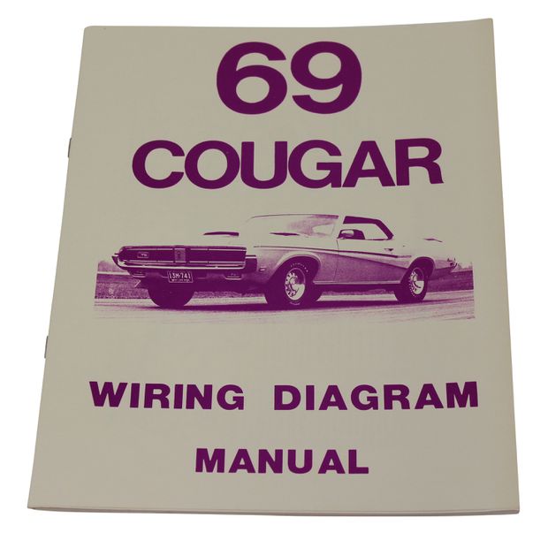 Wiring diagram Cougar 69 in der Gruppe Zubehr / Literatur / Handbcher/Manuale Ford/Mercury bei VP Autoparts AB (MP0066)