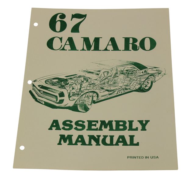 Assembly Manual Camaro 67 in der Gruppe  /  / Literatur bei VP Autoparts AB (MP0072)