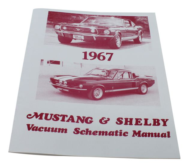 Fachbuch Vakuumschema 67 Mustang in der Gruppe Zubehr / Literatur / Handbcher/Manuale Ford/Mercury bei VP Autoparts AB (MP0150)