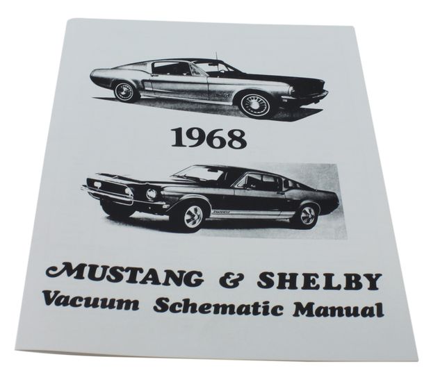 Fachbuch Vakuumschema 68 Mustang in der Gruppe Zubehr / Literatur / Handbcher/Manuale Ford/Mercury bei VP Autoparts AB (MP0151)