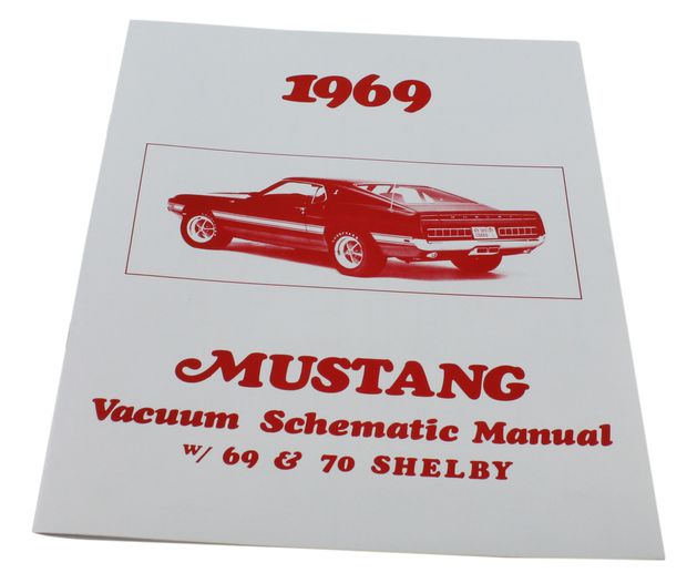 Fachbuch Vakuumschema 69 Mustang in der Gruppe Zubehr / Literatur / Handbcher/Manuale Ford/Mercury bei VP Autoparts AB (MP0152)