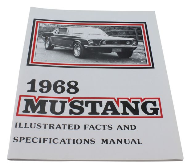 Fachbuch mit Bildern Mustang 1968 in der Gruppe 14 bei VP Autoparts AB (MP0295)